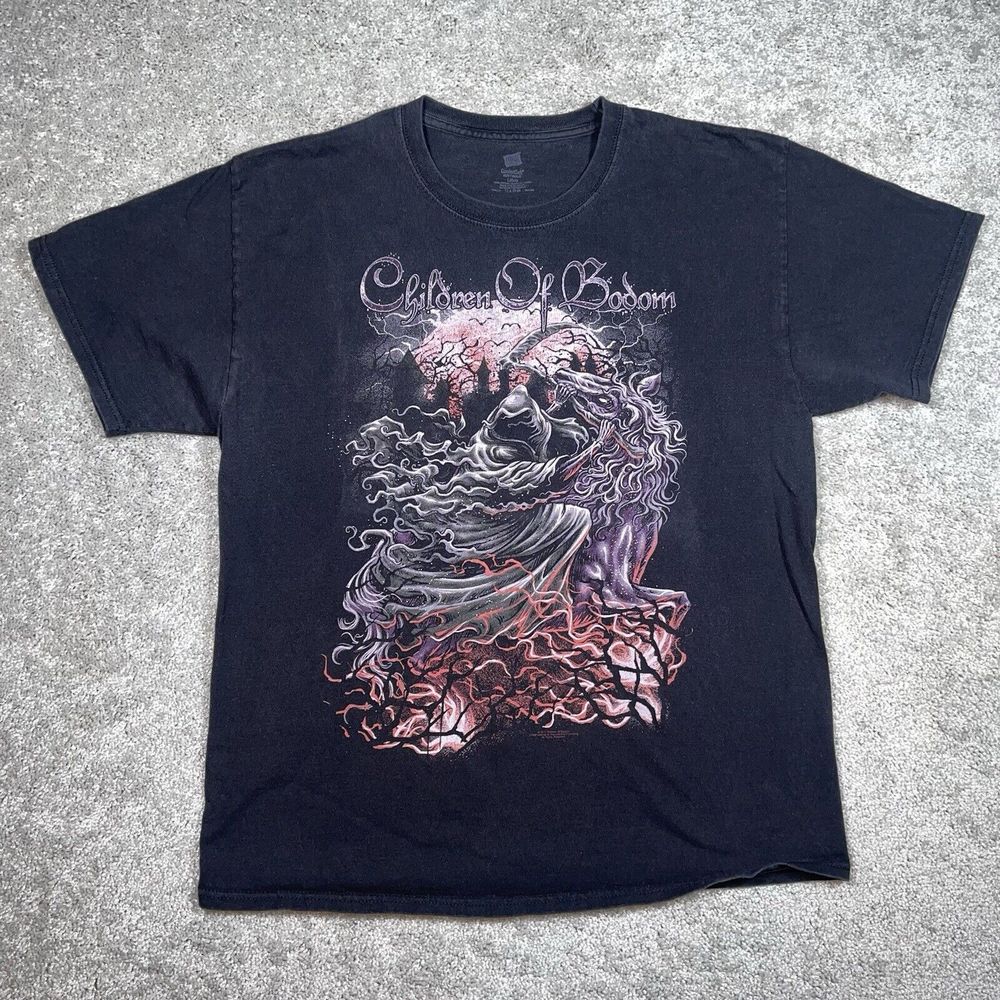 Children Of Bodom 2012 Band Music Tour Graphic T-Shirt Men’s Size Large - Picture 1 of 9